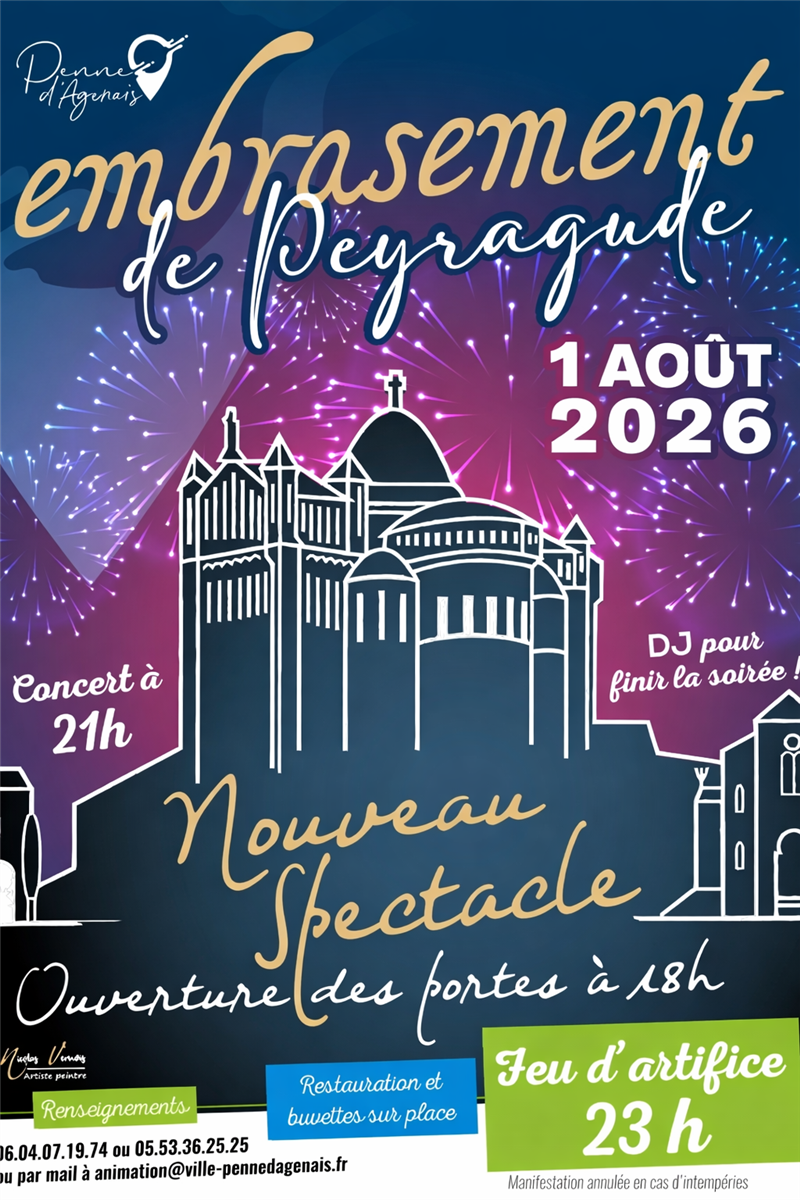 Embrasement de Peyragude - Crédit: Mairie de Penne d'Agenais | CC BY-NC-ND 4.0
