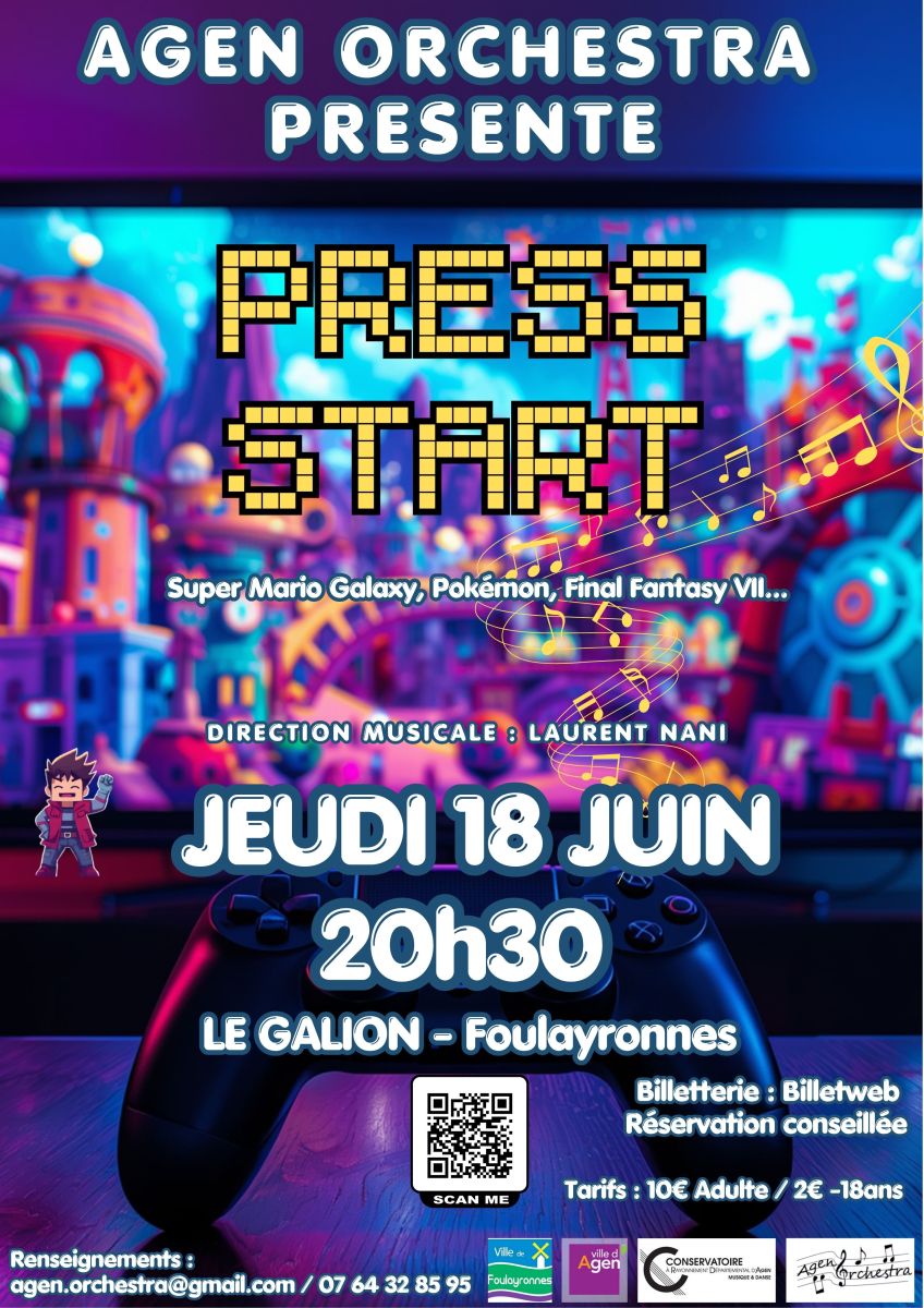 AGEN ORCHESTRA : Press START !