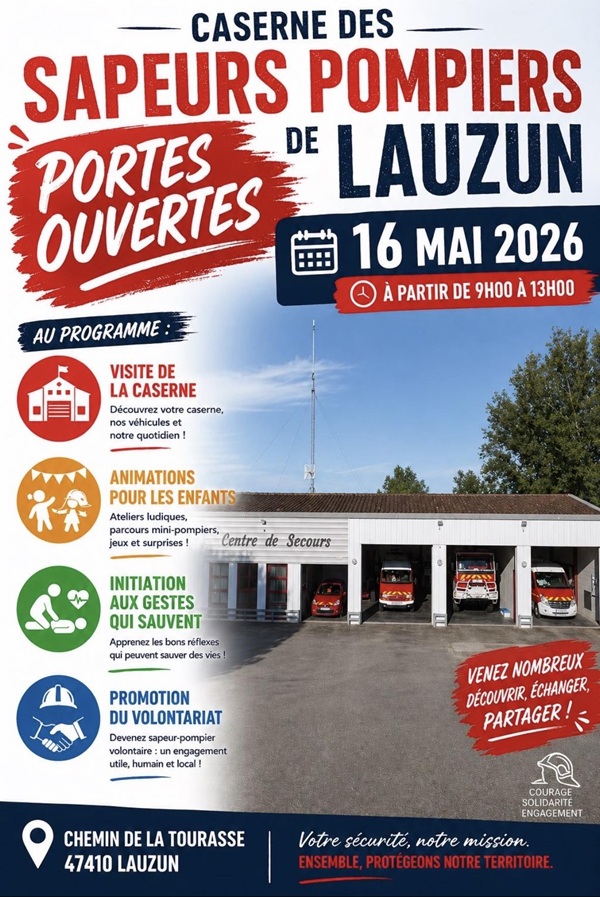 Portes Ouvertes du Centre d'Incendie et de Secours