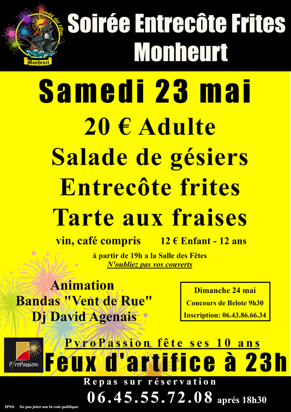 Soirée Entrecôte Frites