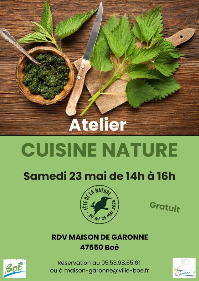 Atelier « cuisine nature »