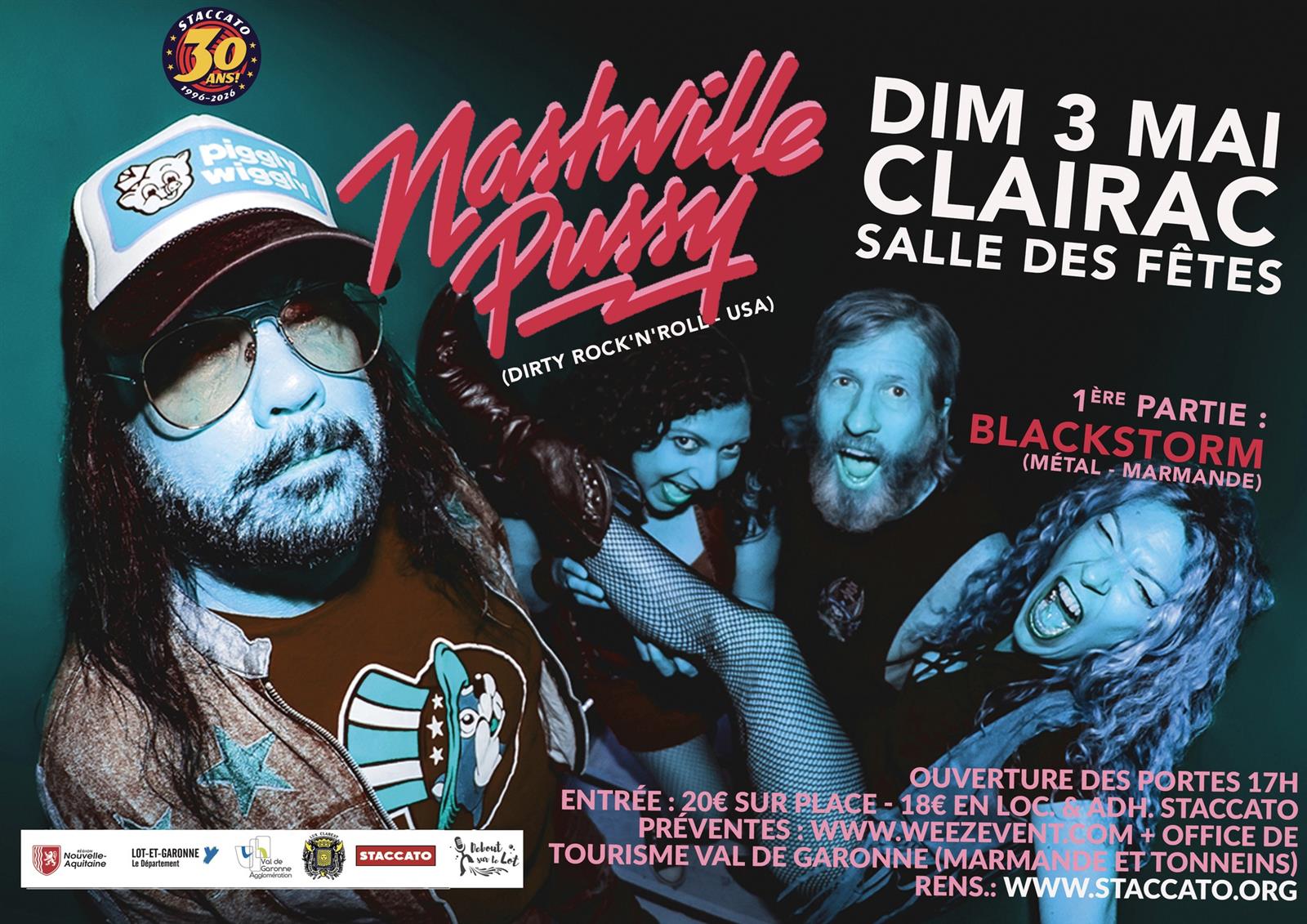 NASHVILLE PUSSY en concert