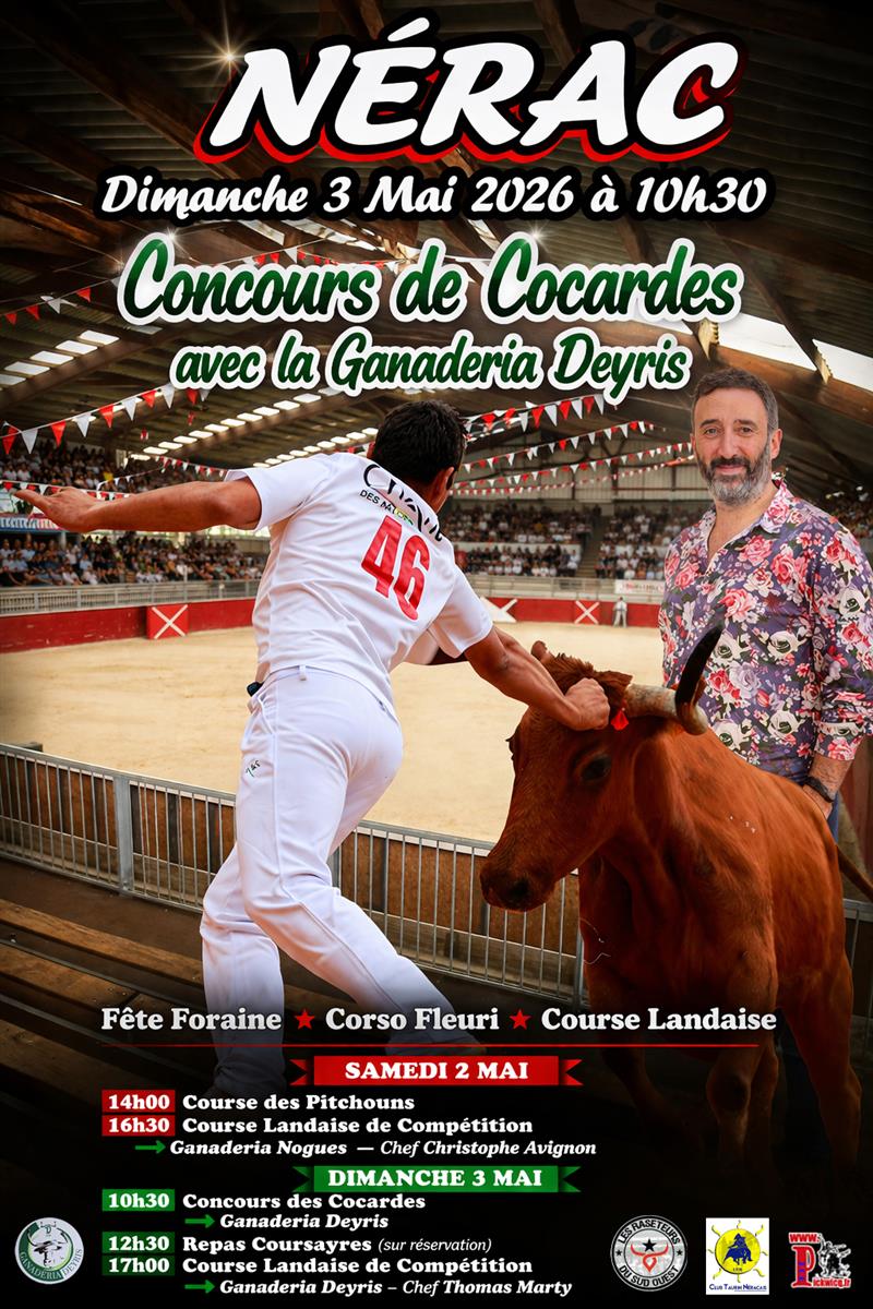 Concours de cocardes avec la ganadéria Deyris