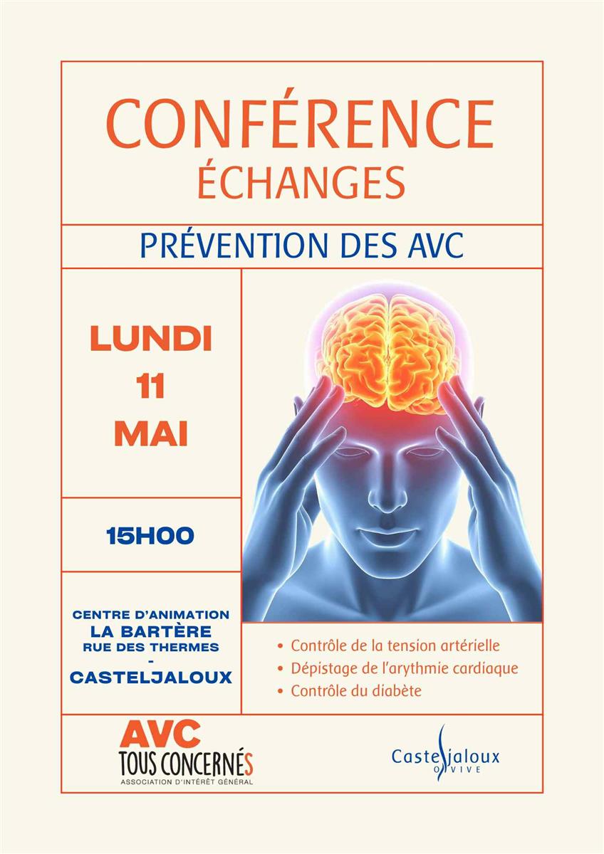 Conférence échanges : prévention des AVC