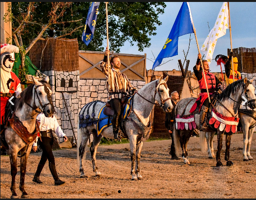 Spectacle médiéval au château de Duras