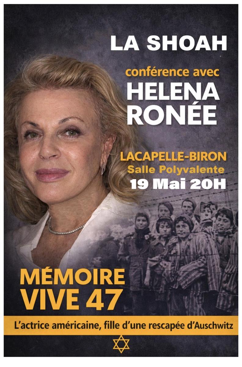 La Shoah, conférence avec Helena Ronée