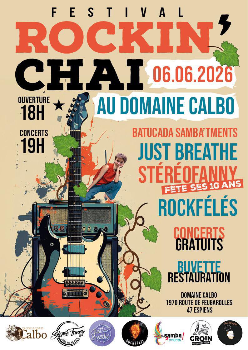 Festival RockinChai au Domaine Calbo