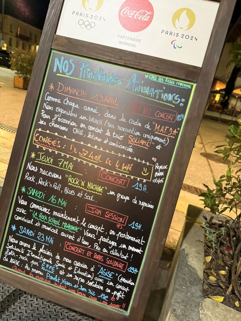 Concert et repas solidaire Chez les Filles