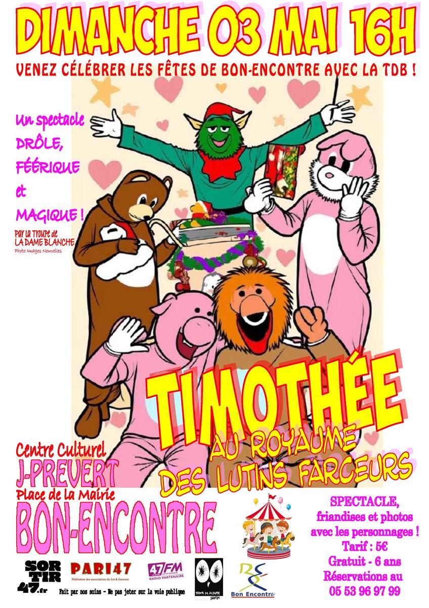 Théâtre : “TIMOTHÉE AU ROYAUME DES LUTINS FARC ...