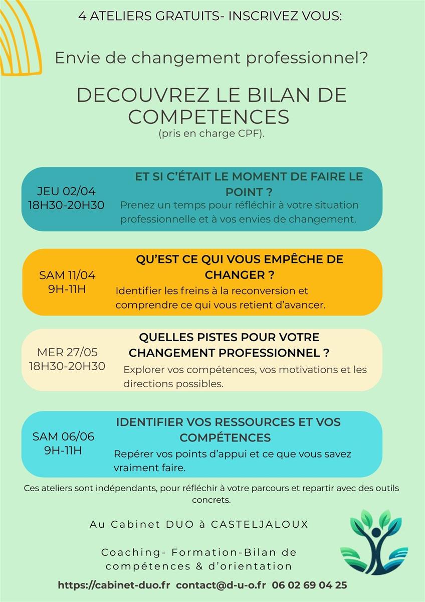 Atelier : Quelles pistes pour votre changement ...