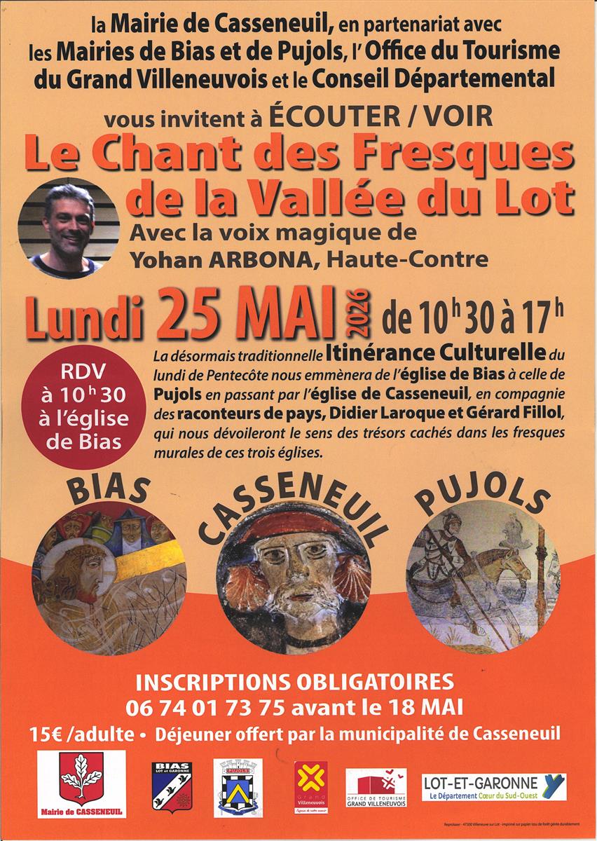 Le chant des fresques de la Vallée du Lot