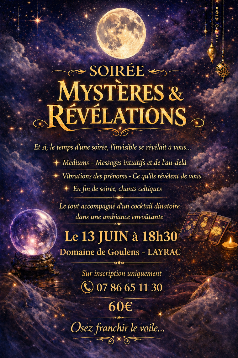 Soirée mystères et révélations