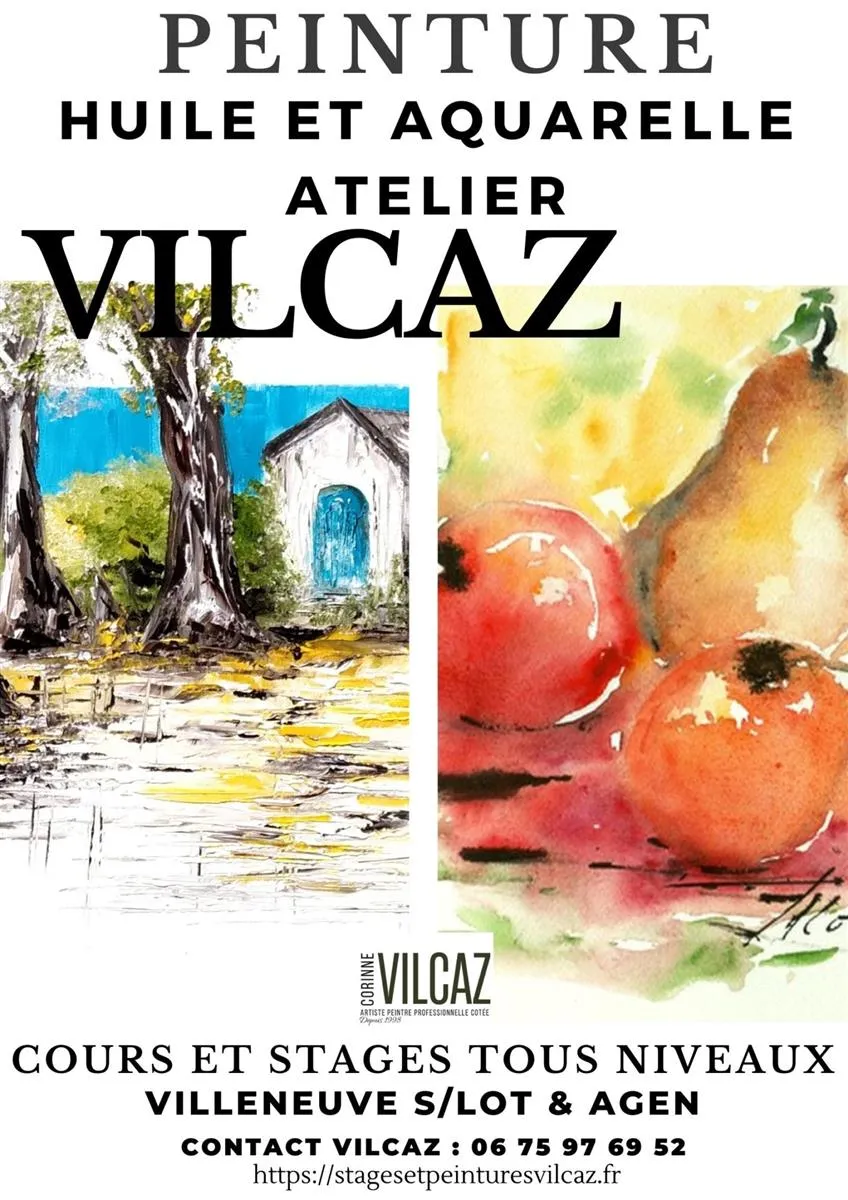 Stage Aquarelle - Crédit: Atelier Corinne Vilcaz | CC BY-NC-ND 4.0