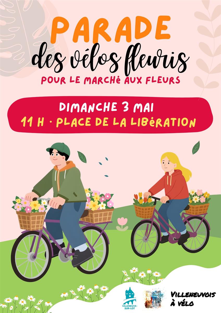 Parade des vélos fleuris