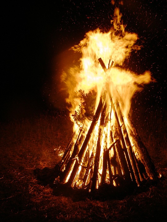 Feu de la Saint Jean de Parranquet