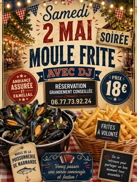 Soirée Moule Frite avec DJ à la Guinguette du  ...