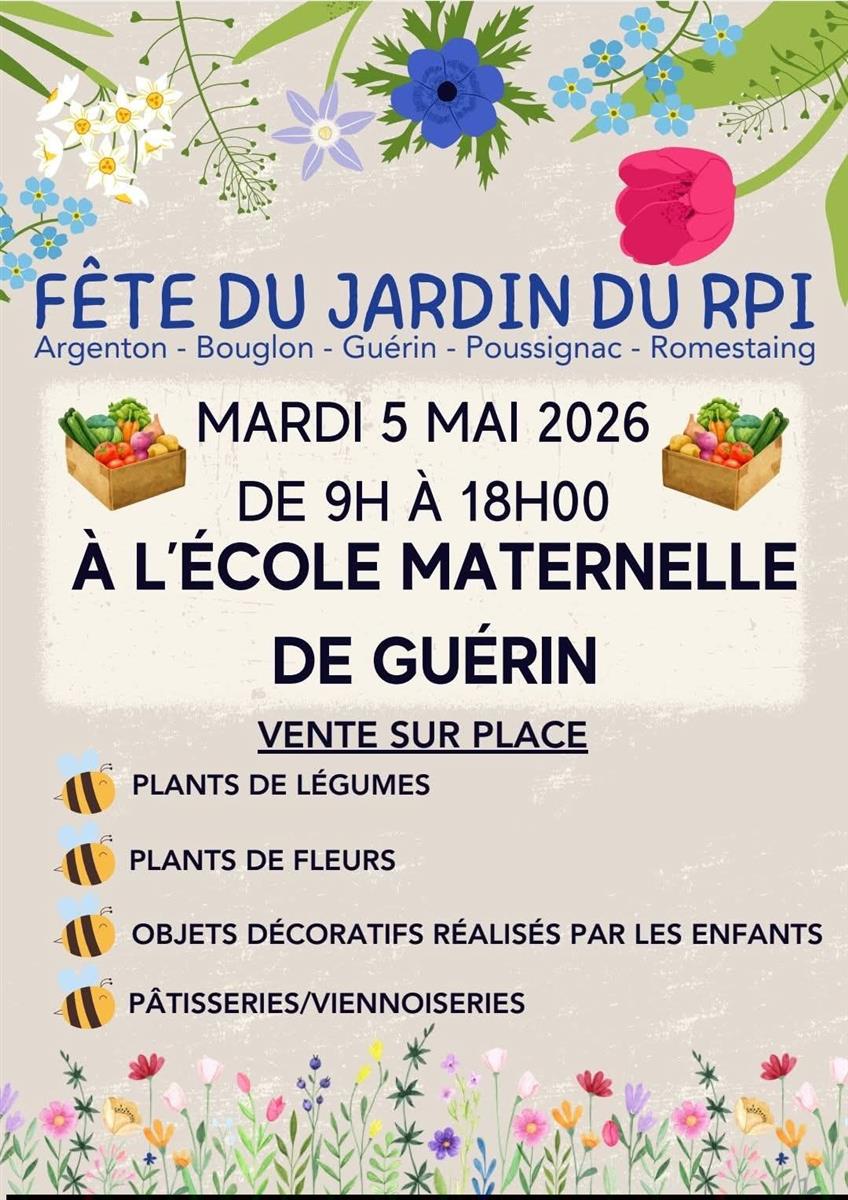 Fête du jardin du RPI