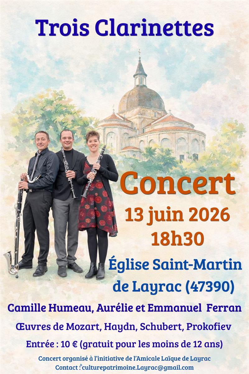Concert de 3 Clarinettes