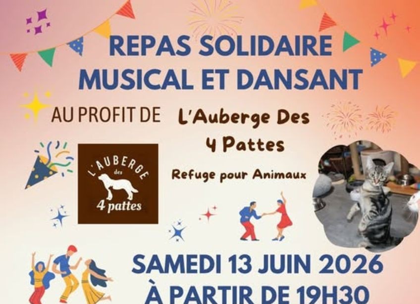 Repas solidaire musical et dansant au profit d ...