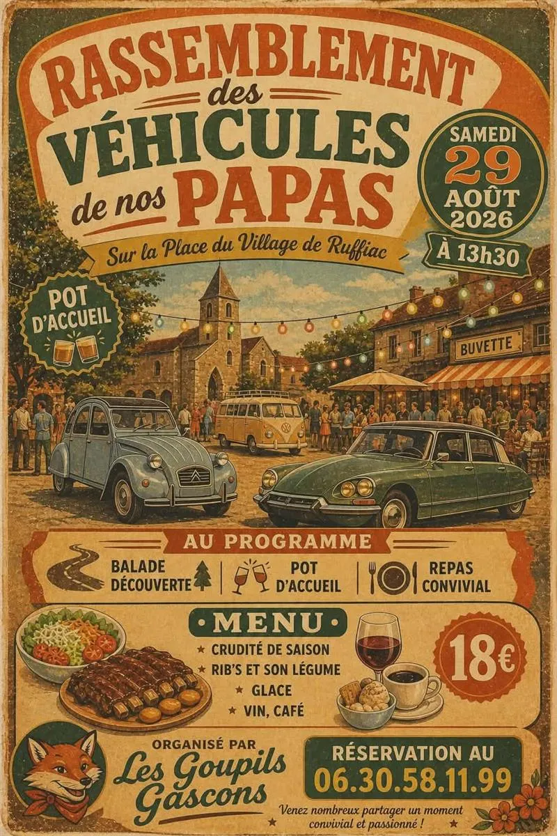 Rassemblement des véh ... - Crédit: Les Goupils Gascons | CC BY-NC-ND 4.0