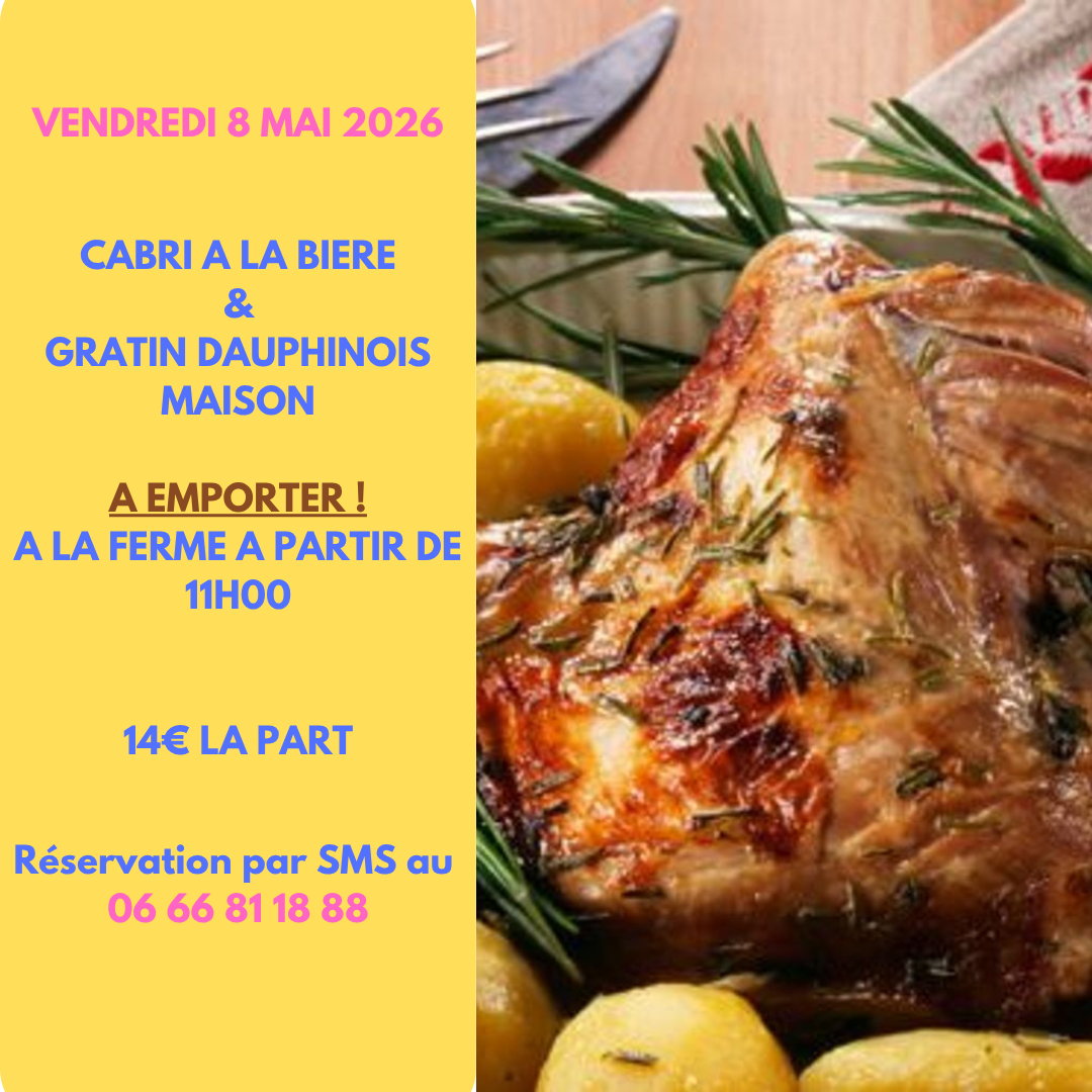 VENDREDI 8 MAI: CABRI A LA BIERE A EMPORTER A  ...