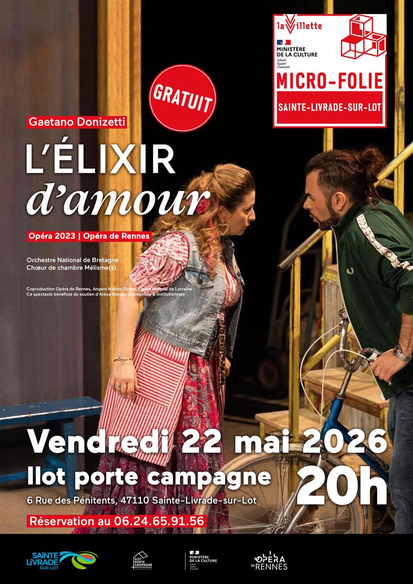 Opéra L’élixir d’amour, Donizetti