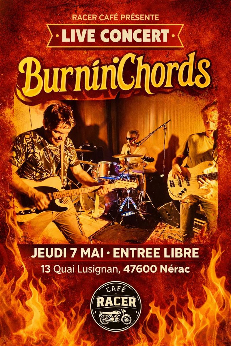 Racer café - Concert Burnin'chords
