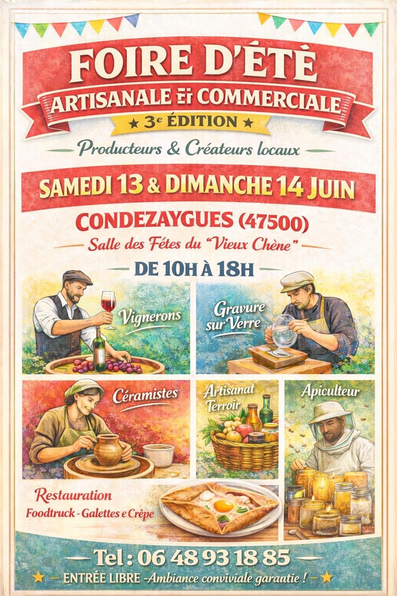 Foire d'été artisanale et commerciale