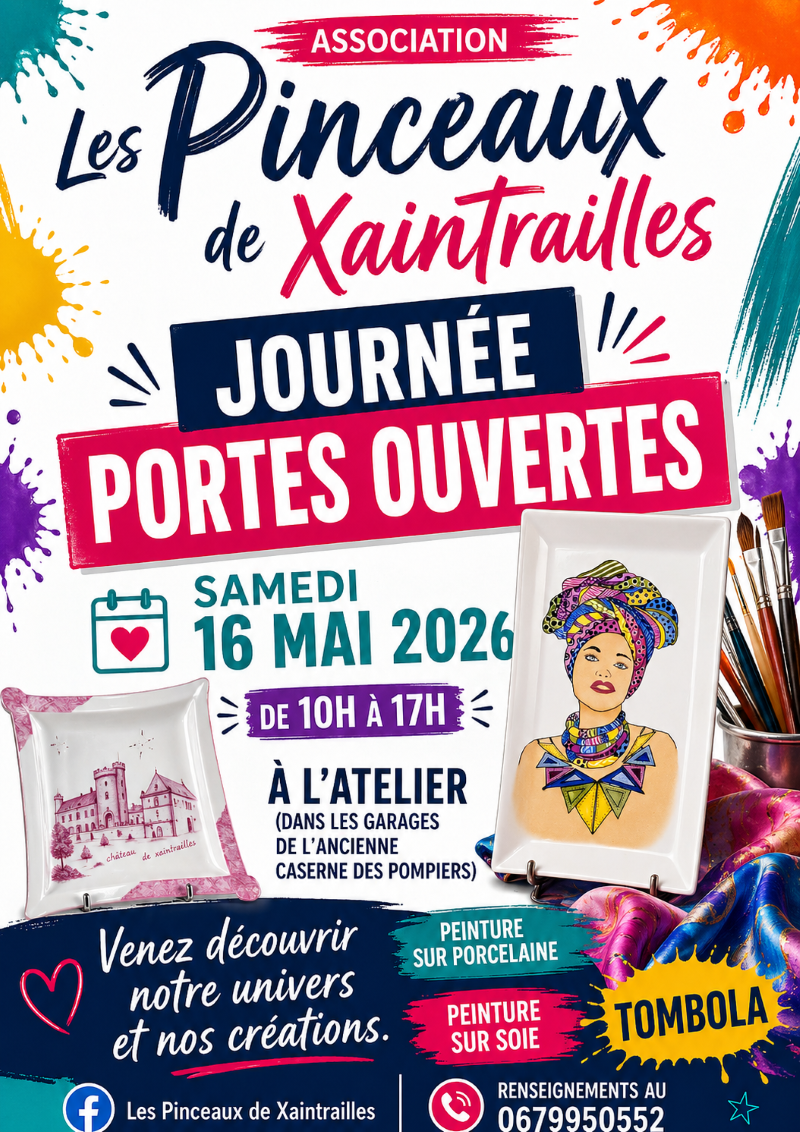 Portes Ouvertes de l'association Les Pinceaux  ...