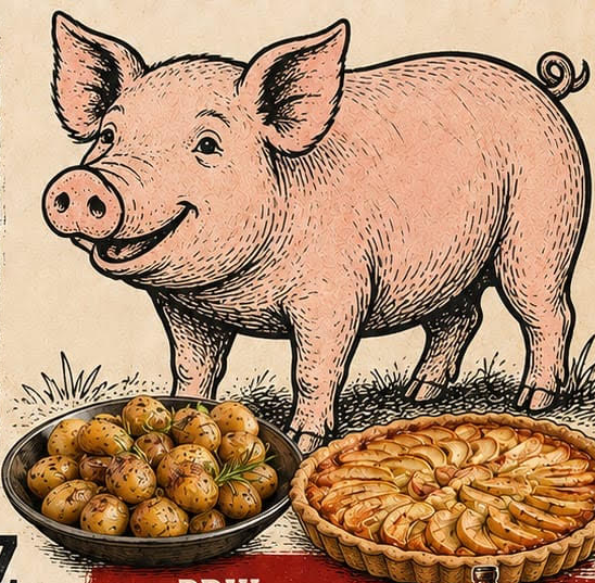 Soirée gourmande - Cochon à la broche