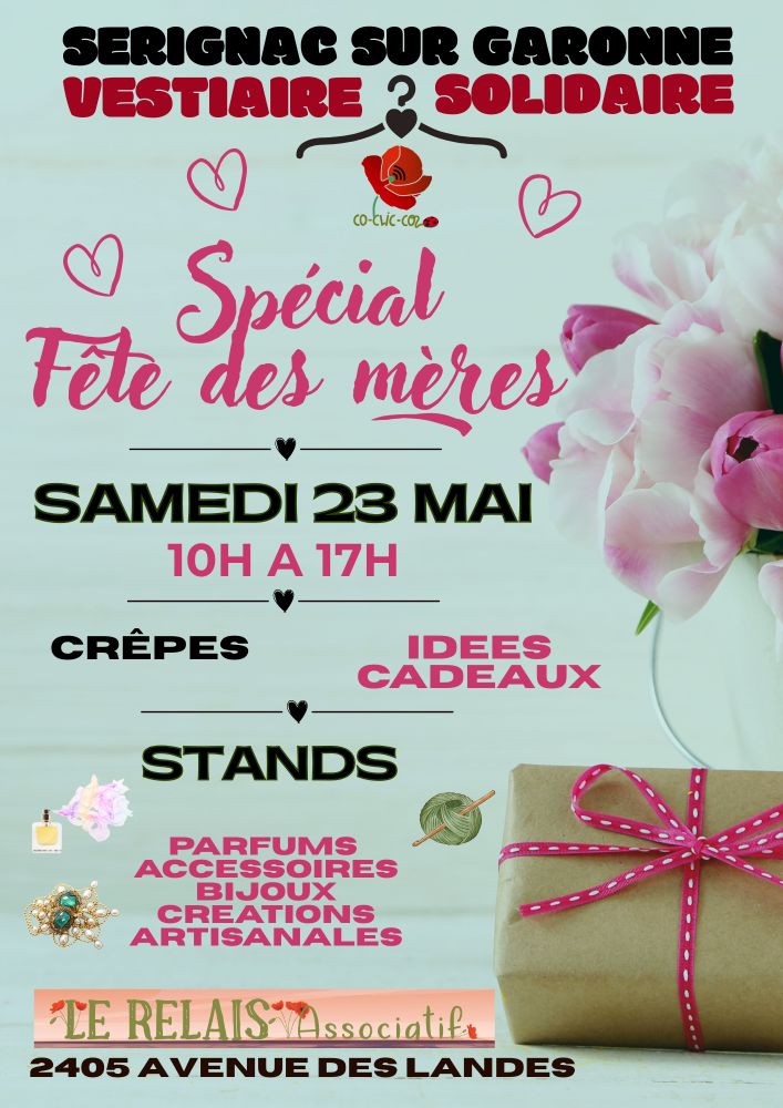 Vestiaire solidaire spécial fêtes des mères