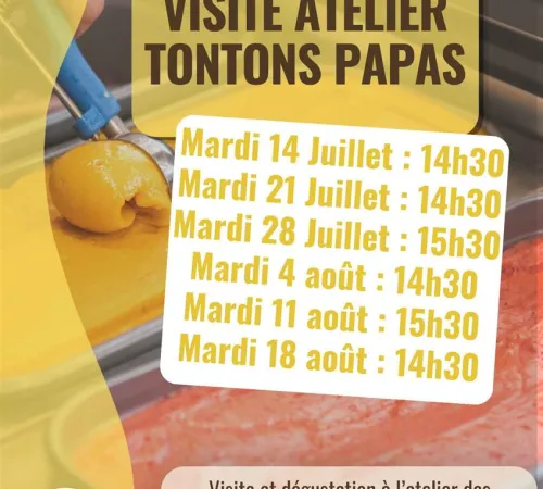 Visite de l'atelier des Tontons Papas