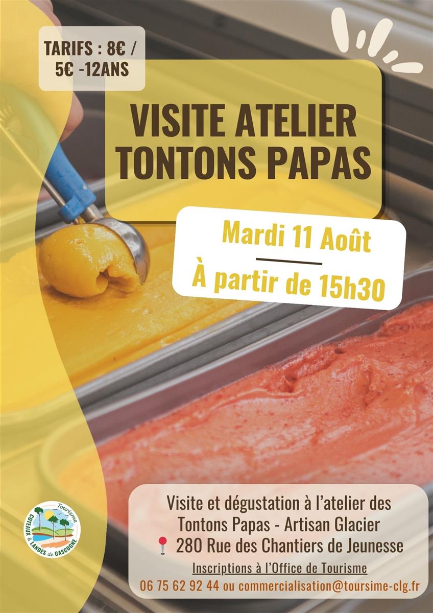Visite de l'atelier des Tontons Papas