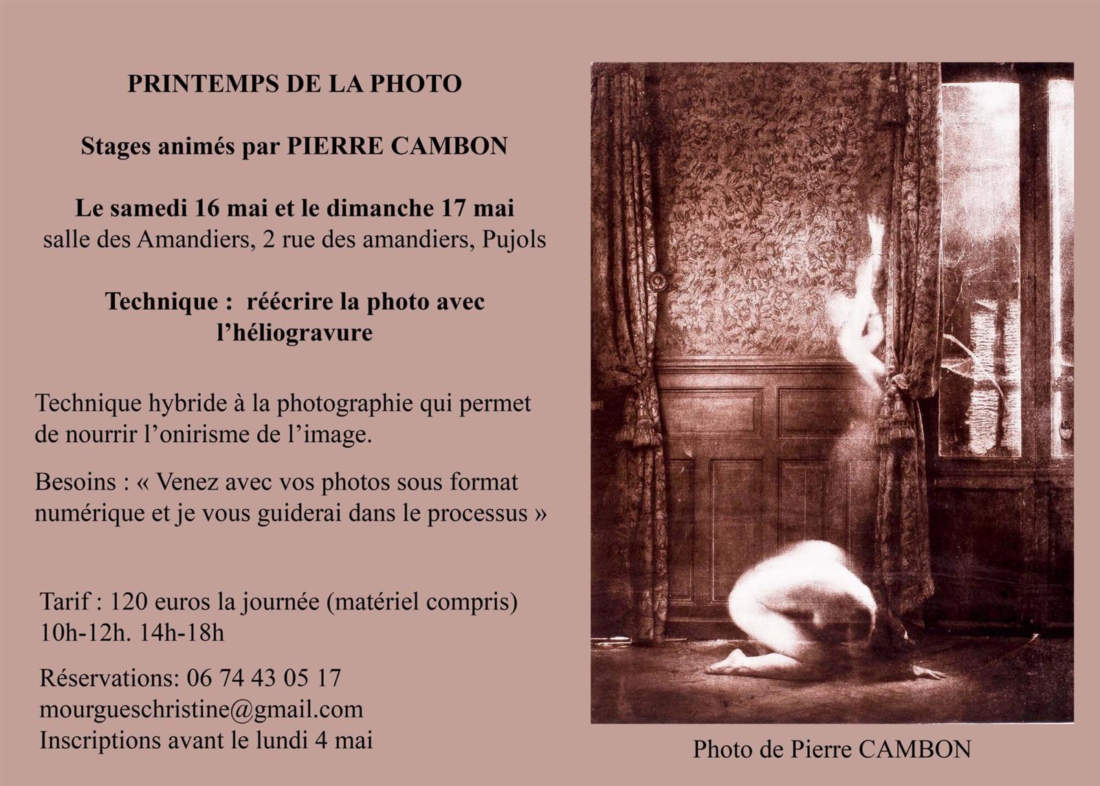 Atelier héliogravure Pierre Cambon