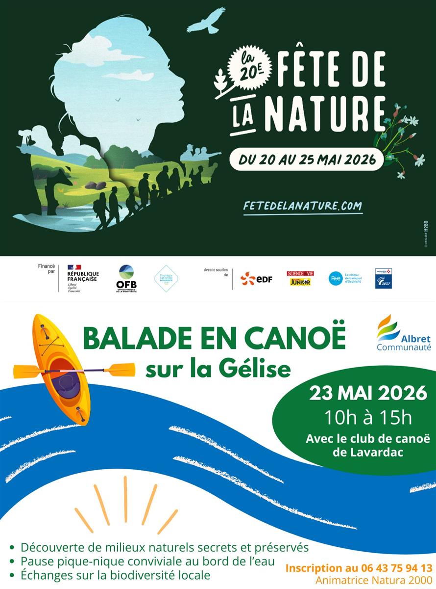 20 ème fête de la nature : Balade en canoé