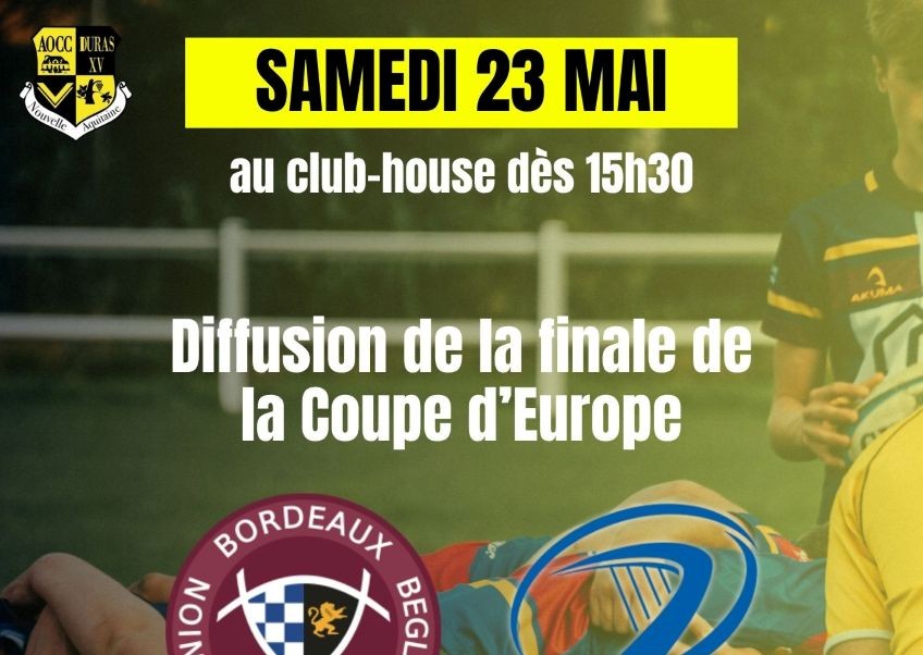 Diffusion de la finale de la Coupe d'Europe au ...