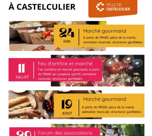 Marché gourmand de Castelculier