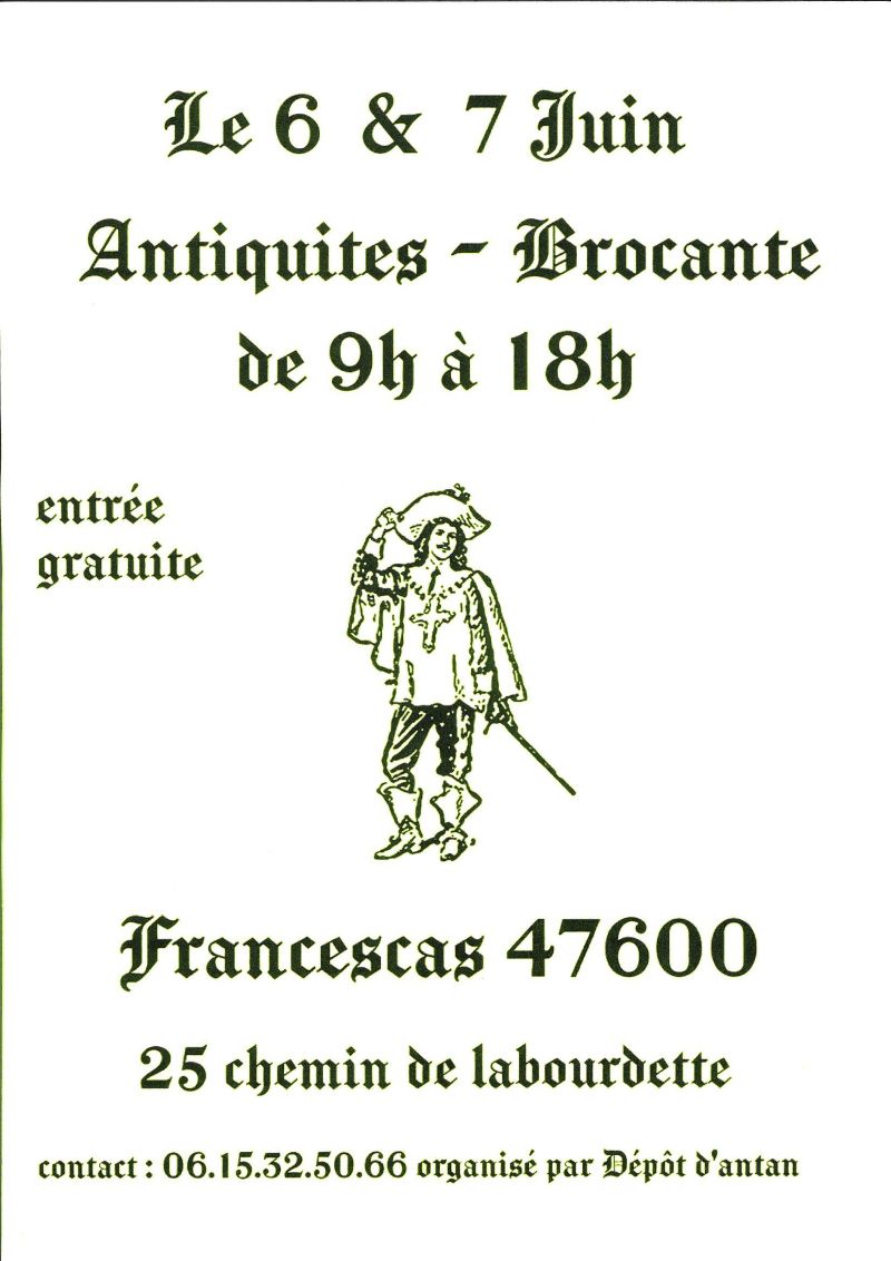 Week-end Antiquités - Brocante au Dépôt d'Antan.