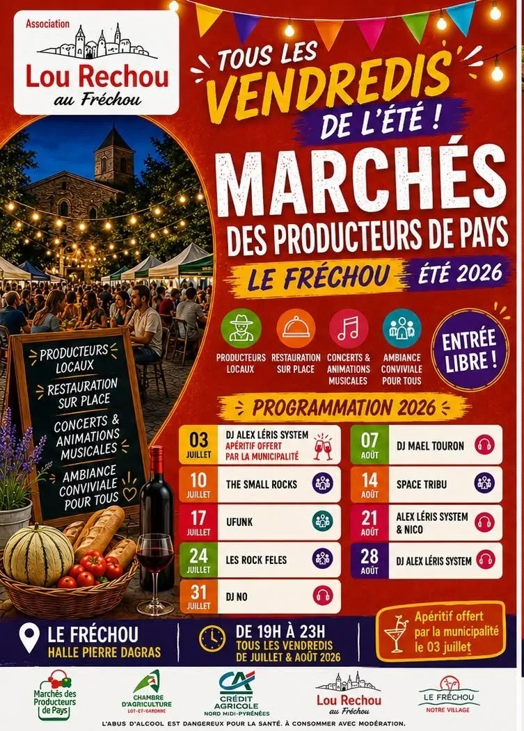 Marchés de Producteur ... - Crédit: Mairie du fréchou | CC BY-NC-ND 4.0