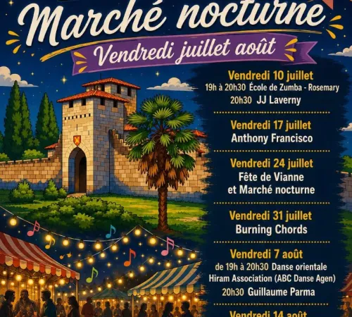 Marchés nocturnes et gourmands de Vianne