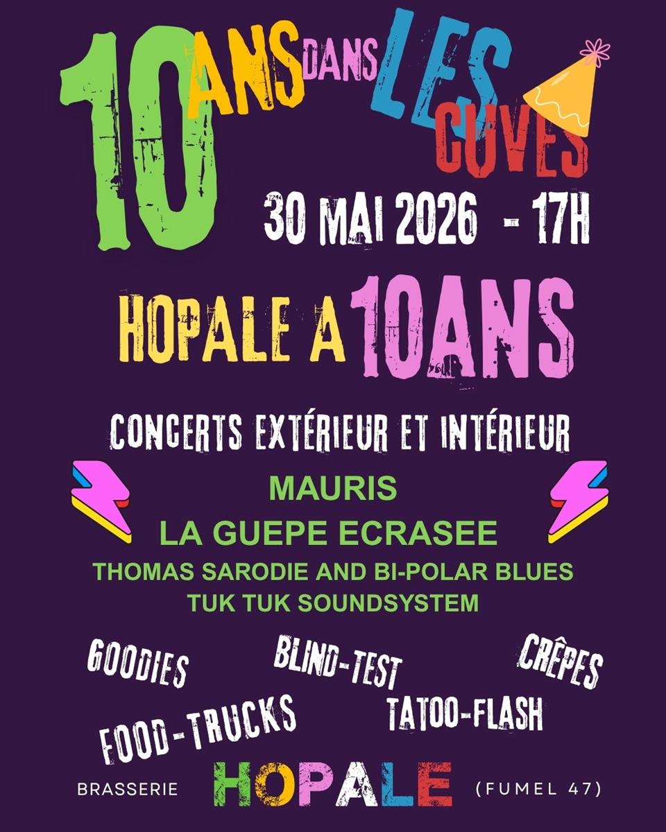 Hopale fête ses 10 ans