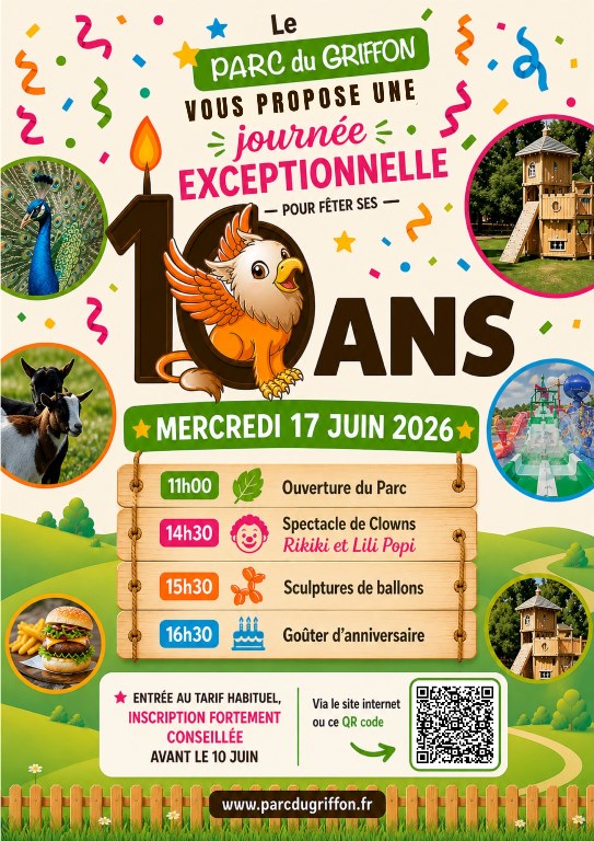Le Parc du Griffon vous propose une journée ex ...