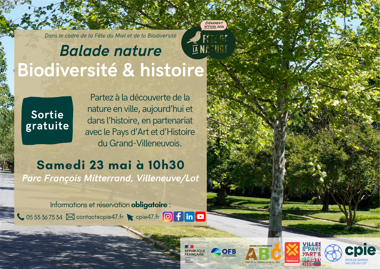 Balade nature entre biodiversité et histoire