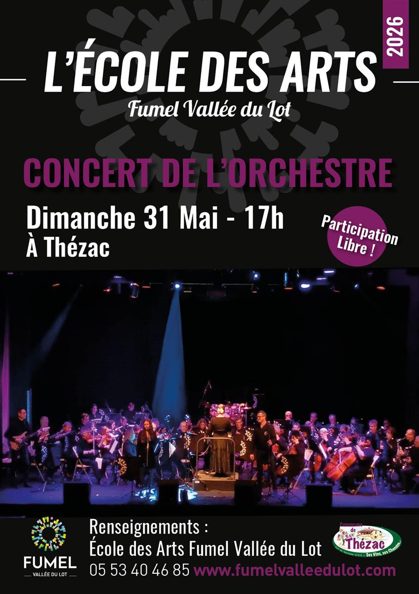 Concert de l'Orchestre de l'Ecole des Arts de  ...