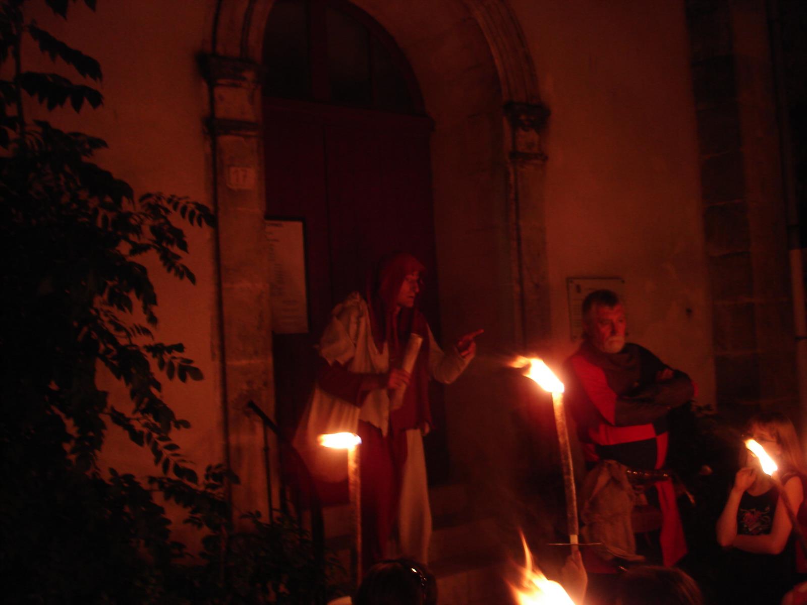 Visite aux flambeaux de la bastide de Monflanq ...
