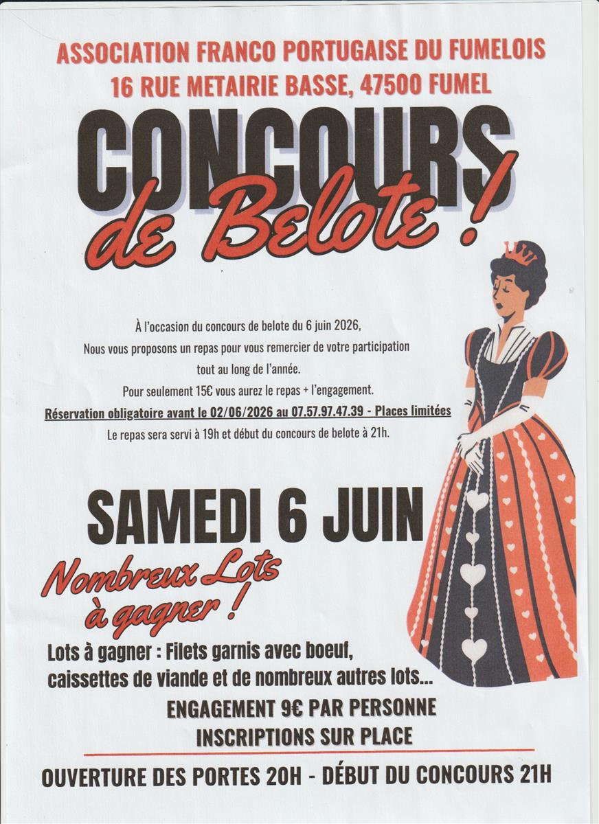 Concours de belote