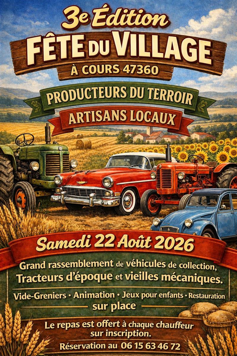 FETE DU VILLAGE - Crédit: Mairie de Cours | CC BY-NC-ND 4.0
