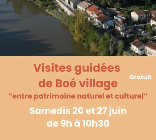 Visite guidée de Boé village