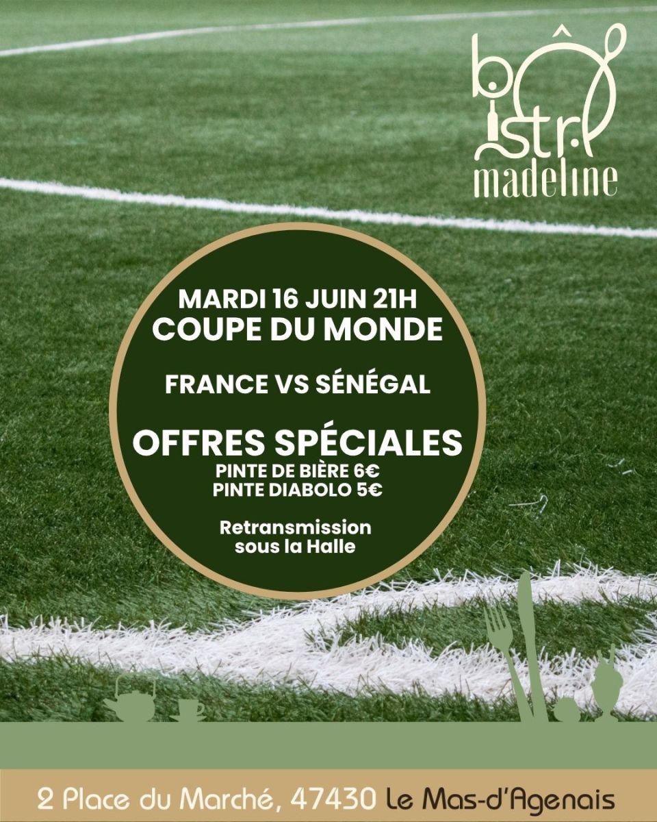 Retransmission Coupe du monde France vs Sénéga ...