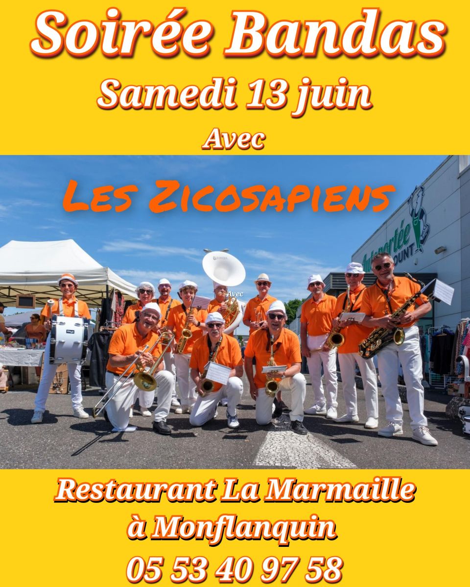 Soirée Bandas avec "Les Zicosapiens"